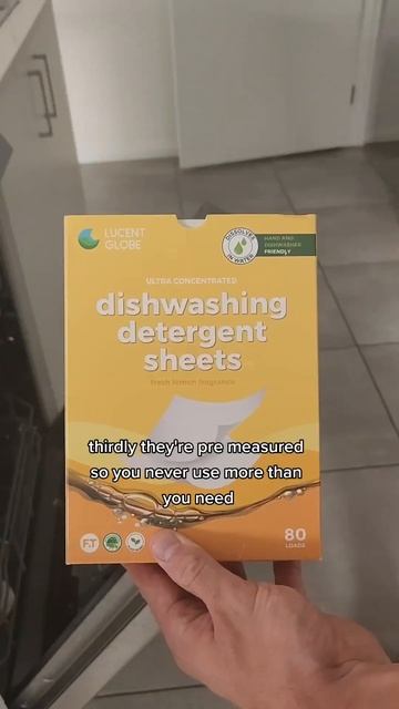 Ecofriendly Dishwashing! #smallbusiness #sustainable #kitchen #cleaning #shorts #fyp