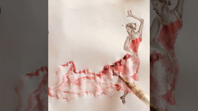 WATERCOLOR SALSA DANCE EAKART
