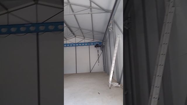 Прямостенные двухскатные ангары под ключ