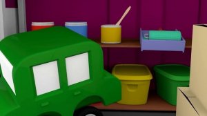 Веселая Школа выпекает хлеб! — Развивающее видео для детей про пекарню и мультики про 4 машинки