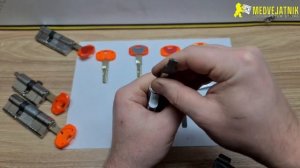 Отмычка самоимпрессия для вскрытия замков Securemme 2in1 K22 /K64 Medvejatnik.com.ua