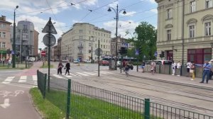 Краков, Польша 🇵🇱 - Лето 2022 🌞- Пешеходная экскурсия в формате 4K-HDR 60 кадров в секунду