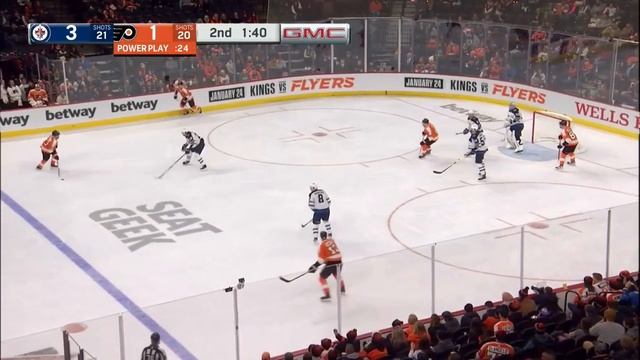 Philadelphia Flyers vs Winnipeg Jets. 22 january, 2023