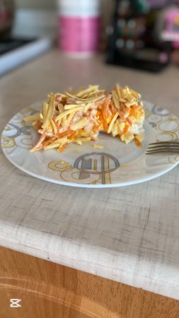 ‼️Салат с курицей, ананасами и корейской морковью‼️