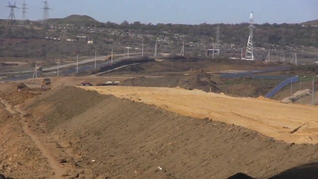 Под эстакадой.Работы на 15.10.2018.Ж-Д подходы Керчь.