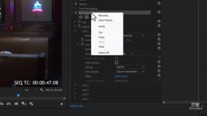 Metadata & Timecode Burn-in in Adobe Premiere Pro