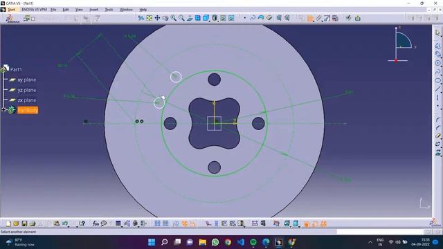 CATIA Tutorial | CATIA Tutorial for beginners in 2022 (brake plate)#catiav5 #catiav5tutorial #catia