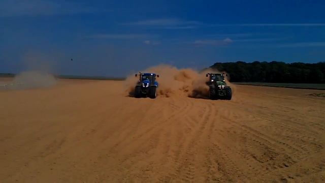 New Holland T7 270 AC vs John Deere 7930 смотреть онлайн