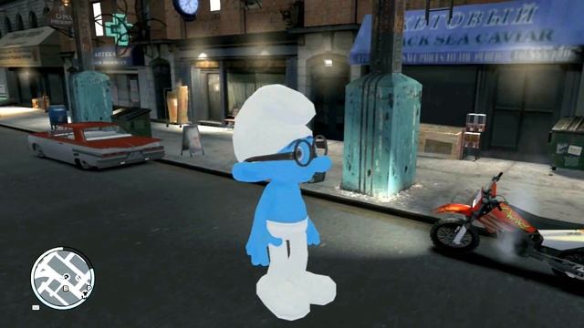 GTA IV  Smurfs mod смотреть онлайн