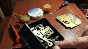 Ремонт накладного замка , мелкий  😁