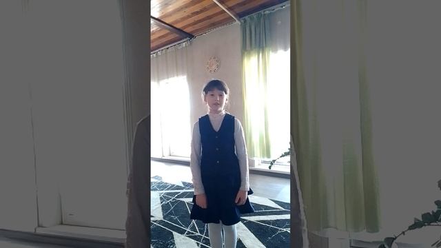 готовимся с Алиной к конкурсу чтецов