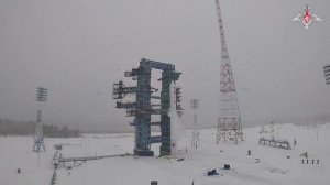 Пуск ракеты-носителя «Ангара-1.2» с космодрома «Плесецк»