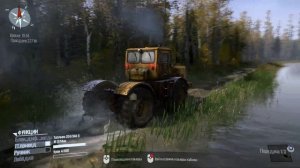 К700 Кировец. Обзор в игре ''Spintires  MudRunner''