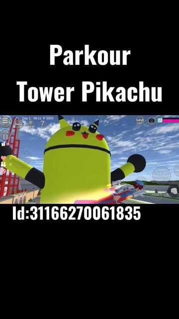 Id Parkour Tower Pikachu Sakura‼️#sakura #sakuraschoolsimulator смотреть онлайн