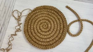 💡Идеально ровный круг 💡с обвязкой каната и без подсчета петель💡подставка под горячее