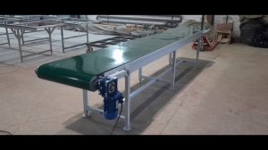 Ленточный конвейер для кромкообрезного станка