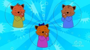 Three Little Kittens | Nursery Rhymes | Happy Kids | MollyShow