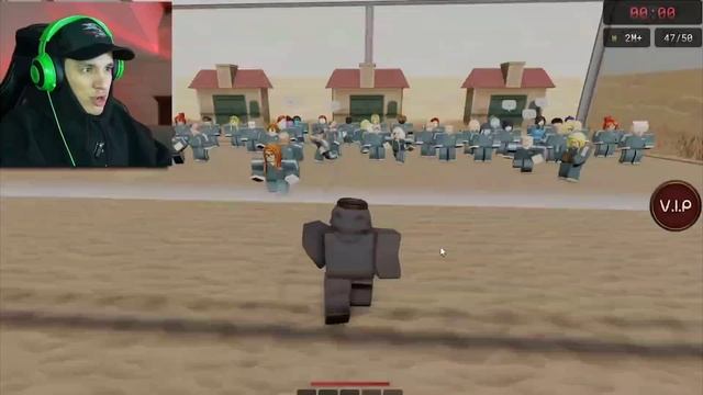 Смотрю блогера Холи бам только игра в кальмара