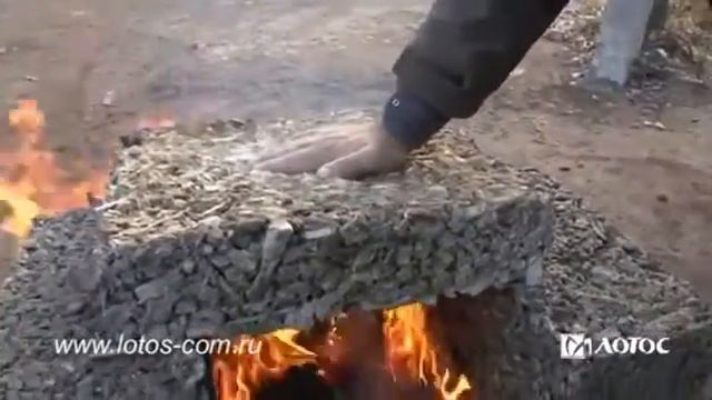 Арболит огонь. Не поддерживает горения. смотреть онлайн