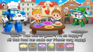Let's eat the food evenly! | Habit play for Kids | Robocar Poli Game