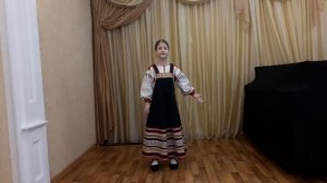 Голос России. Кнутова Василиса, народное пение, "Кукареку, петушок", шуточная песня