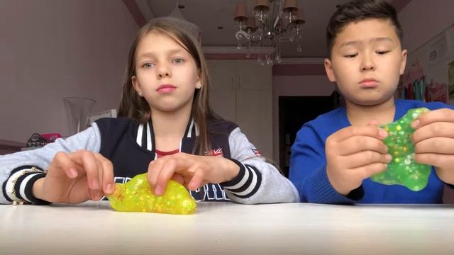 Обзор на наши новые слаймы 😁 смотреть онлайн