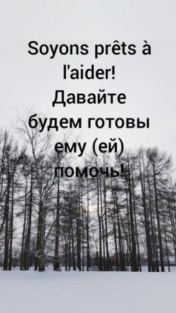 Повелительное наклонение глагола être во французском языке