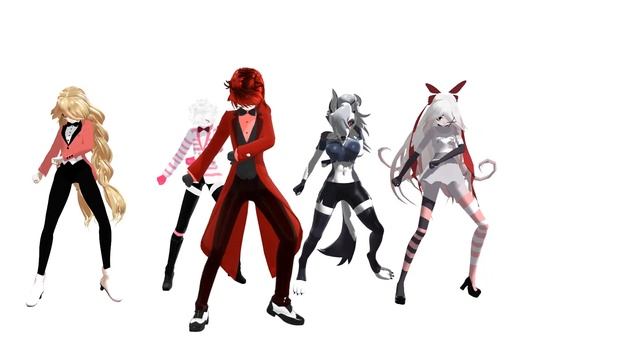 MMD Smooth Criminal(Hotel Hazbin) смотреть онлайн