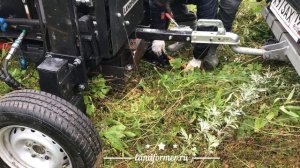 Самоходный прицепной экскаватор LANDFORMER 150 PLUS (презентация и испытания 2023)