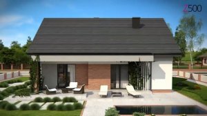 Z316 Уютный дом с двускатной кровлей и возможностью обустройства мансарды. (1)