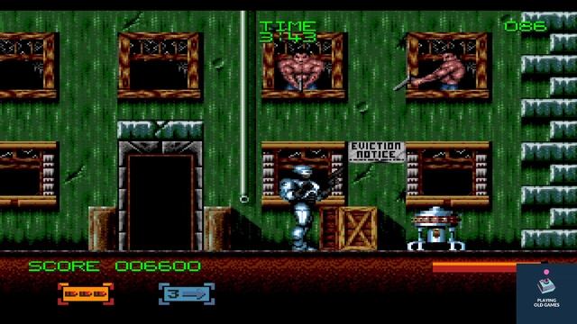 Sega Genesis - Robocop 3 - First Level short play смотреть онлайн
