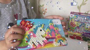 АКВАМОЗАИКА В СТРАНЕ ЕДИНОРОГОВ / СОБИРАЕМ АКВАМОЗАИКУ / ВИДЕО ДЛЯ ДЕТЕЙ / ДЕТСКИЕ ПОДЕЛКИ