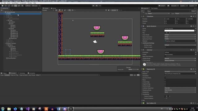 Unity - How To - Make - Platformer - 27 - Foreground text design смотреть онлайн