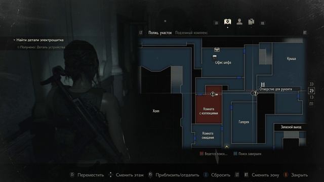 Resident Evil 2 Прохождение с озвучкой  сбор предметов взлом сейфов и поиск енотов4