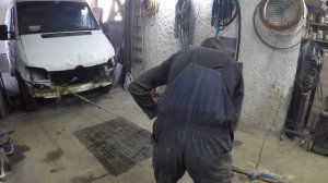 Алексей и его Спринтер Установка двигателя.ч3