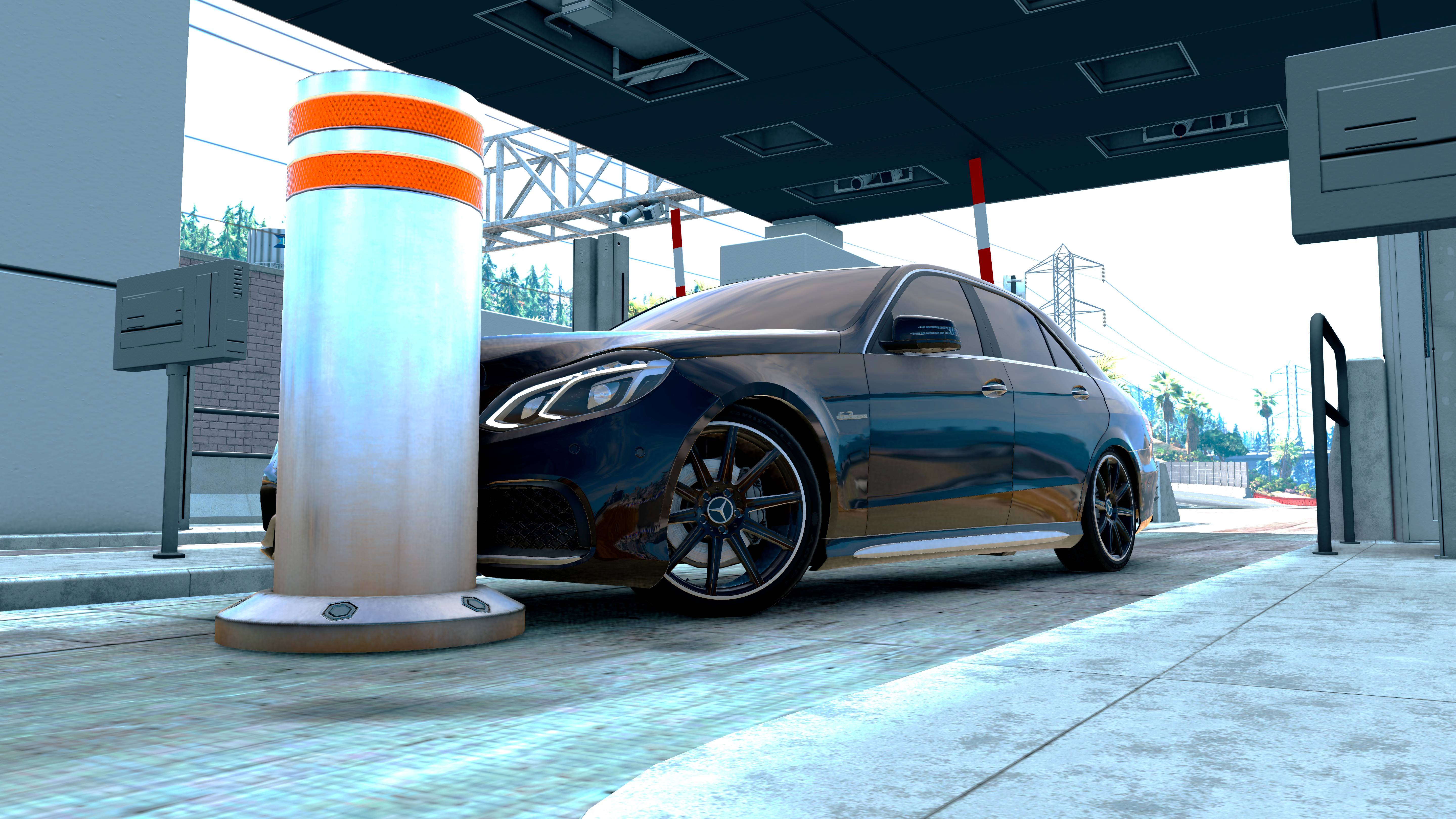 Автомобили против болларда – BeamNG.Drive смотреть онлайн