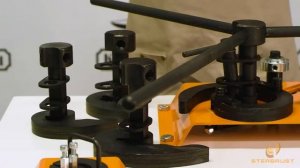 Инструменты для гибки завитков Blacksmith M3-V9 в работе