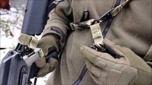 Обзор ремня оружейного КЕ одно- двухточечного производства "Камуфляж ру " (Россия)