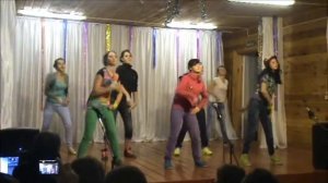 Начало новогоднего концерта в Таятах. 2014