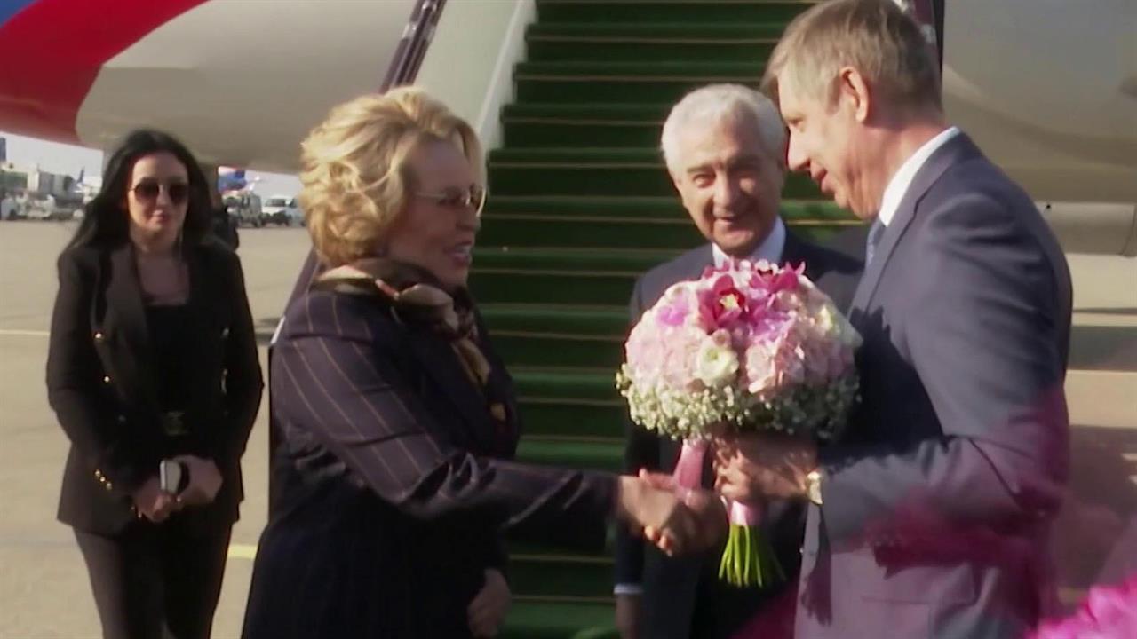 Спикер Совета Федерации Валентина Матвиенко прибыла с двухдневным официальным визитом в Азербайджан