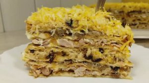 Такую ЗАКУСКУ вы еще не готовили! Сочный, нежный, невероятно вкусный рецепт! 😍🔥