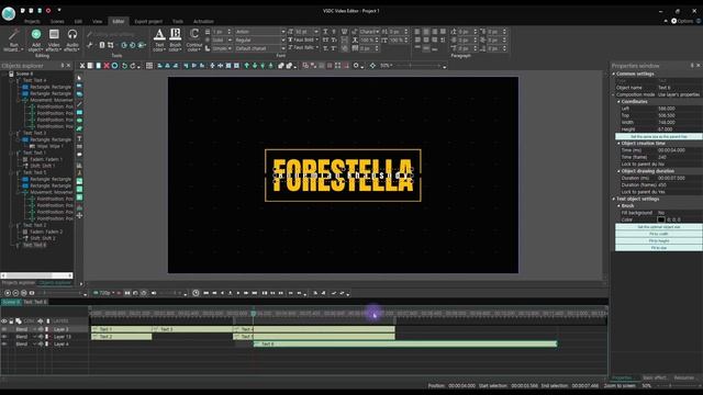 [VSDC] Pro/Free Tutorial, Lower Thirds, Text Animation, KPOP, Forestella, Bohemian Rhapsody, 포레스텔라