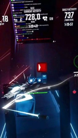Неплохое начало, но не судьба  #twitch #beatsaber #shorts #camelia