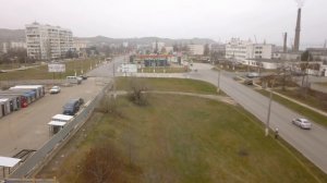 Строительство дорожной развязки по шоссе Героев Сталинграда . (Демонтаж путепровода) Декабрь.