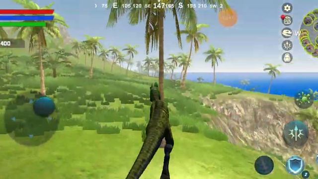 Dilophosaurus Simulator - Android Gameplay #7 - Dinosaur Simulator смотреть онлайн