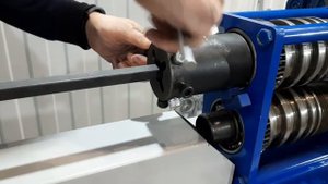 Как делать торсионы из профтрубы на станке "Зуброн"