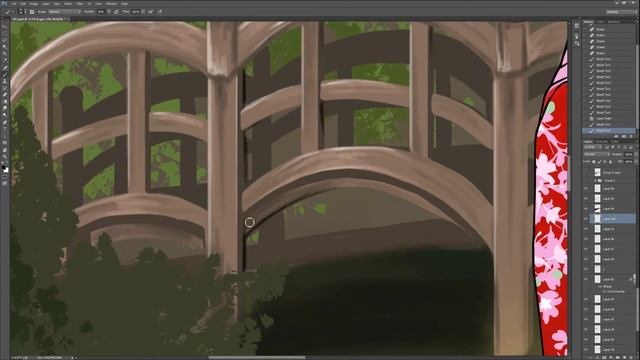 17 - Coloring commission for Shadowwolf342 in Photoshop by Eliana-Asato смотреть онлайн