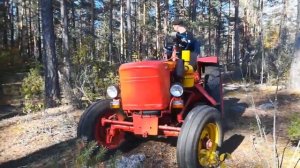 Tractor T-25 in the forest / трактор Т-25 в лесу / T-25 w lesie
