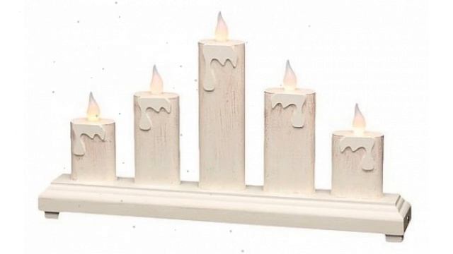 Светильник ДАЧНЫЕ МОТИВЫ, 5 LED-огней, 36.5х5.8х21.5см (Sigro) обзор 52-10100