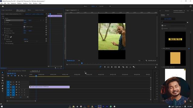 How to AUTO REFRAME Your Video in Premiere Pro смотреть онлайн
